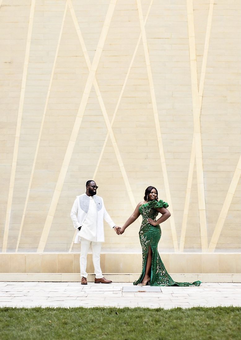 Elsie Ennin & Hubert Attah Exchanging Vows gift registry CB2